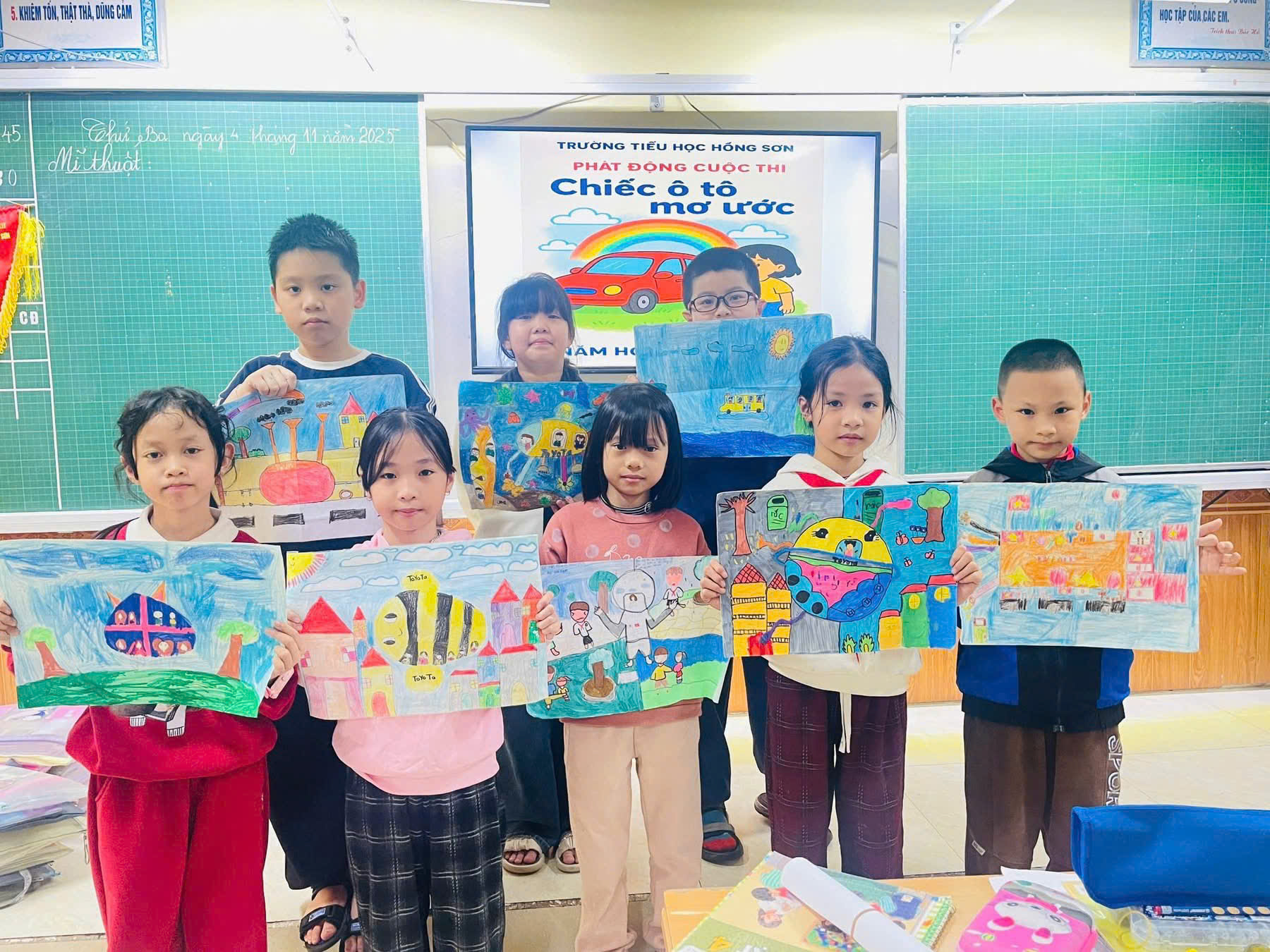 Lễ phát động cuộc thi vẽ tranh: “ Chiếc ô tô mơ ước của em”