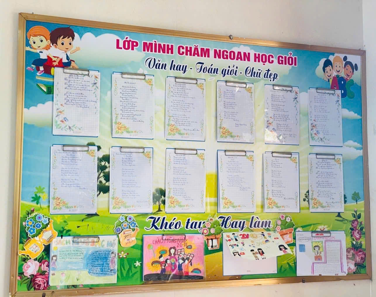 Phong trào “Lớp sạch – lớp đẹp – lớp thân thiện