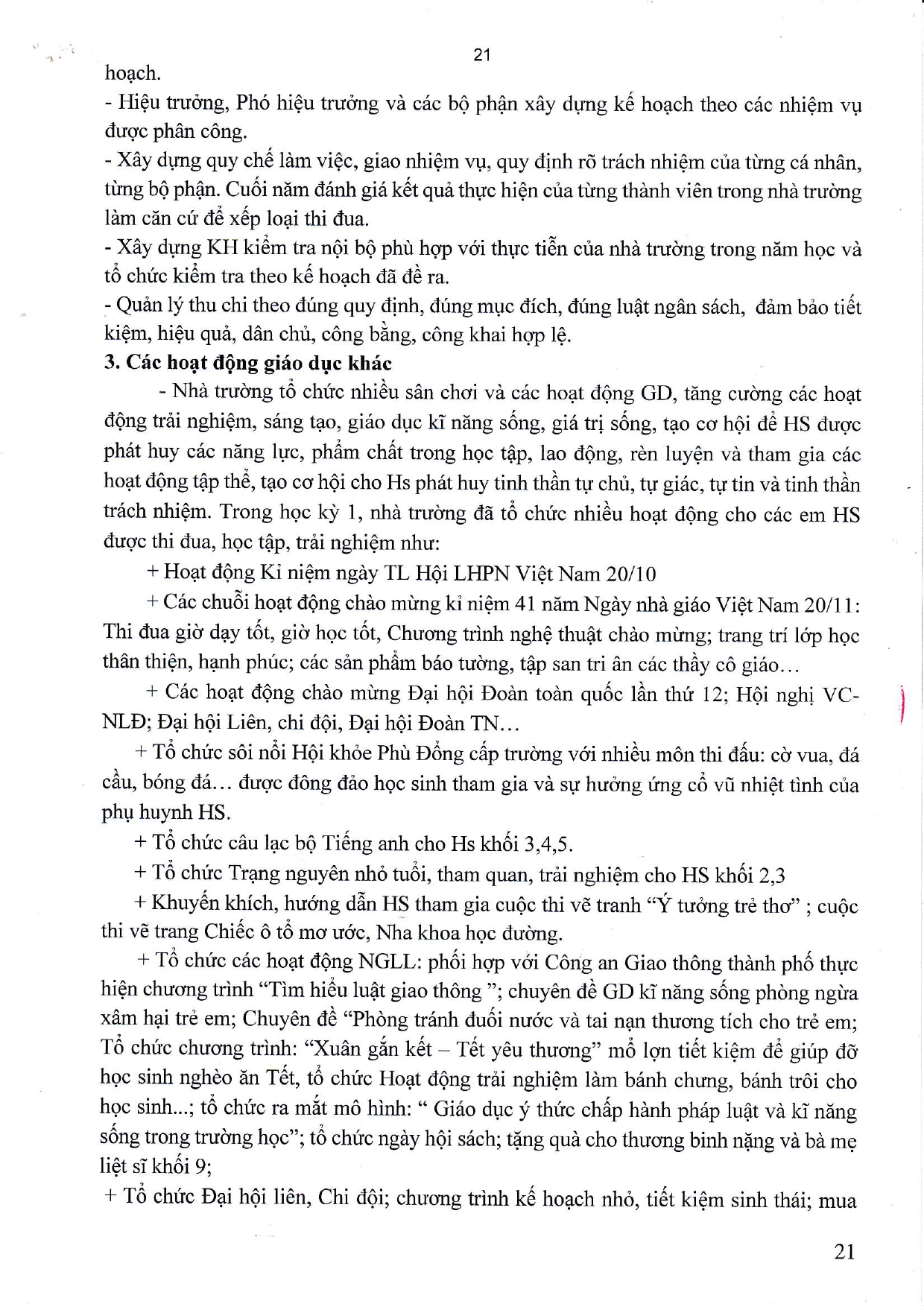 Báo cáo thường niên theo thông tư tháng 09/2024
