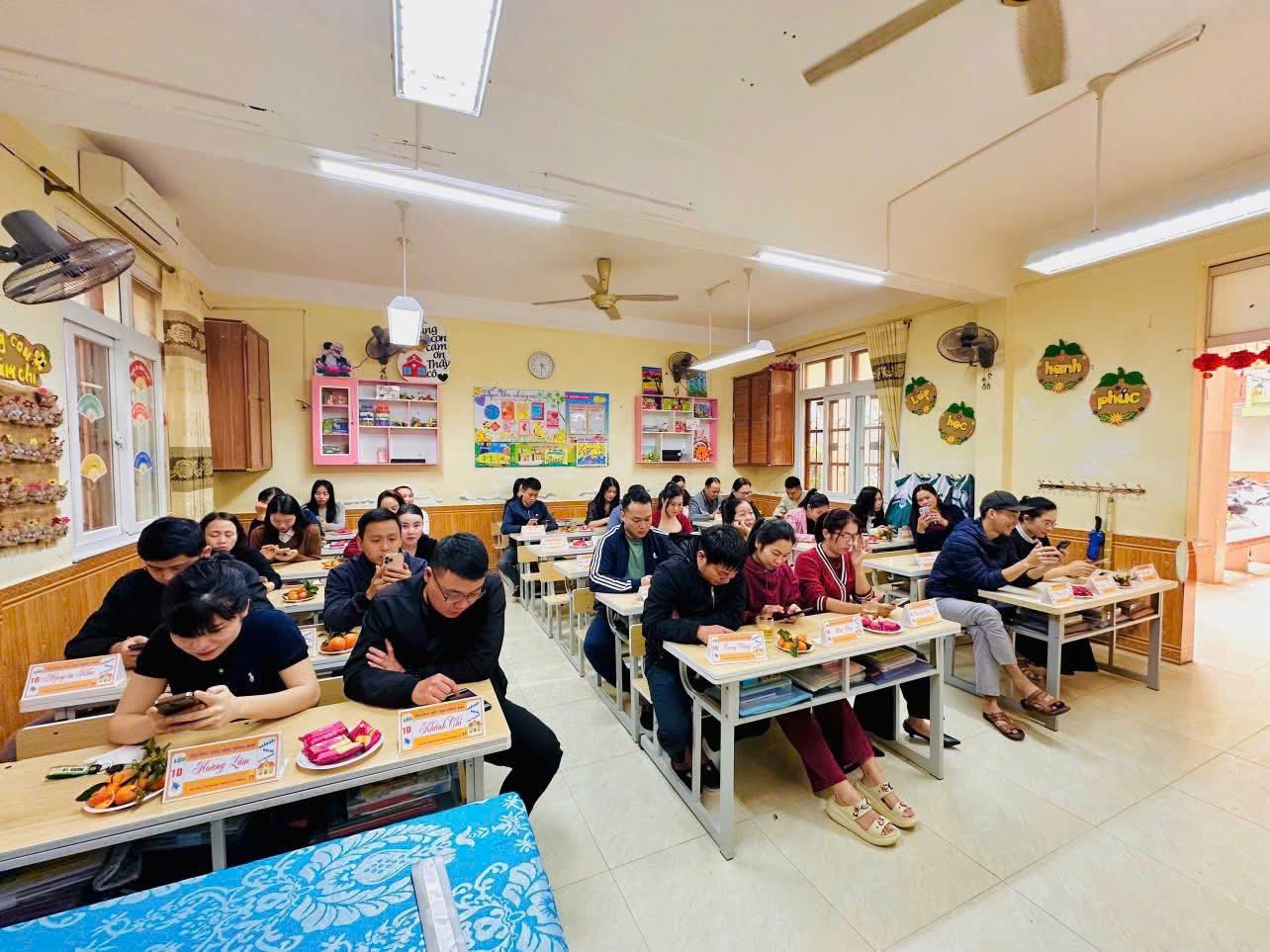 Buổi họp phụ huynh cuối học kì I