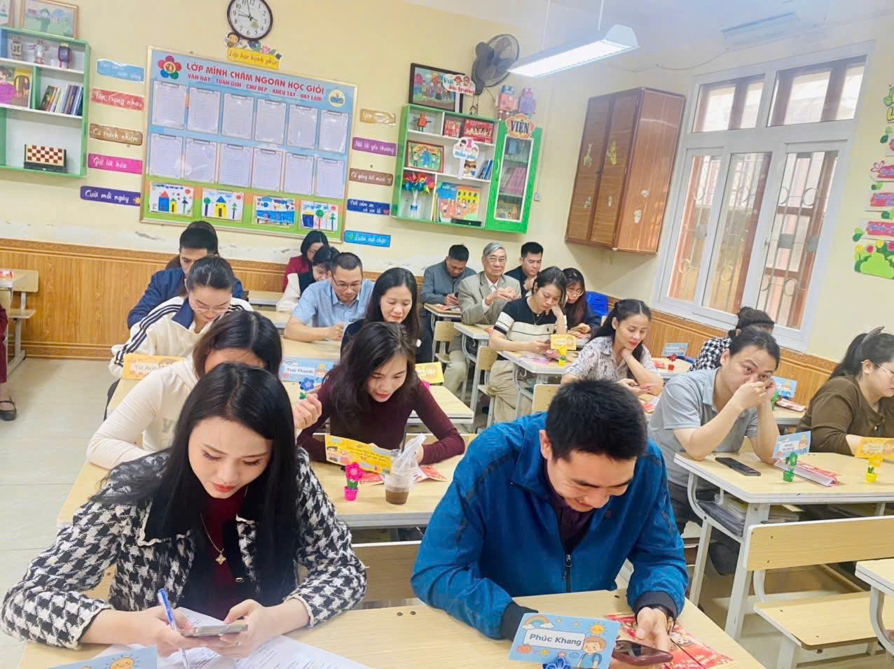 Buổi họp phụ huynh cuối học kì I