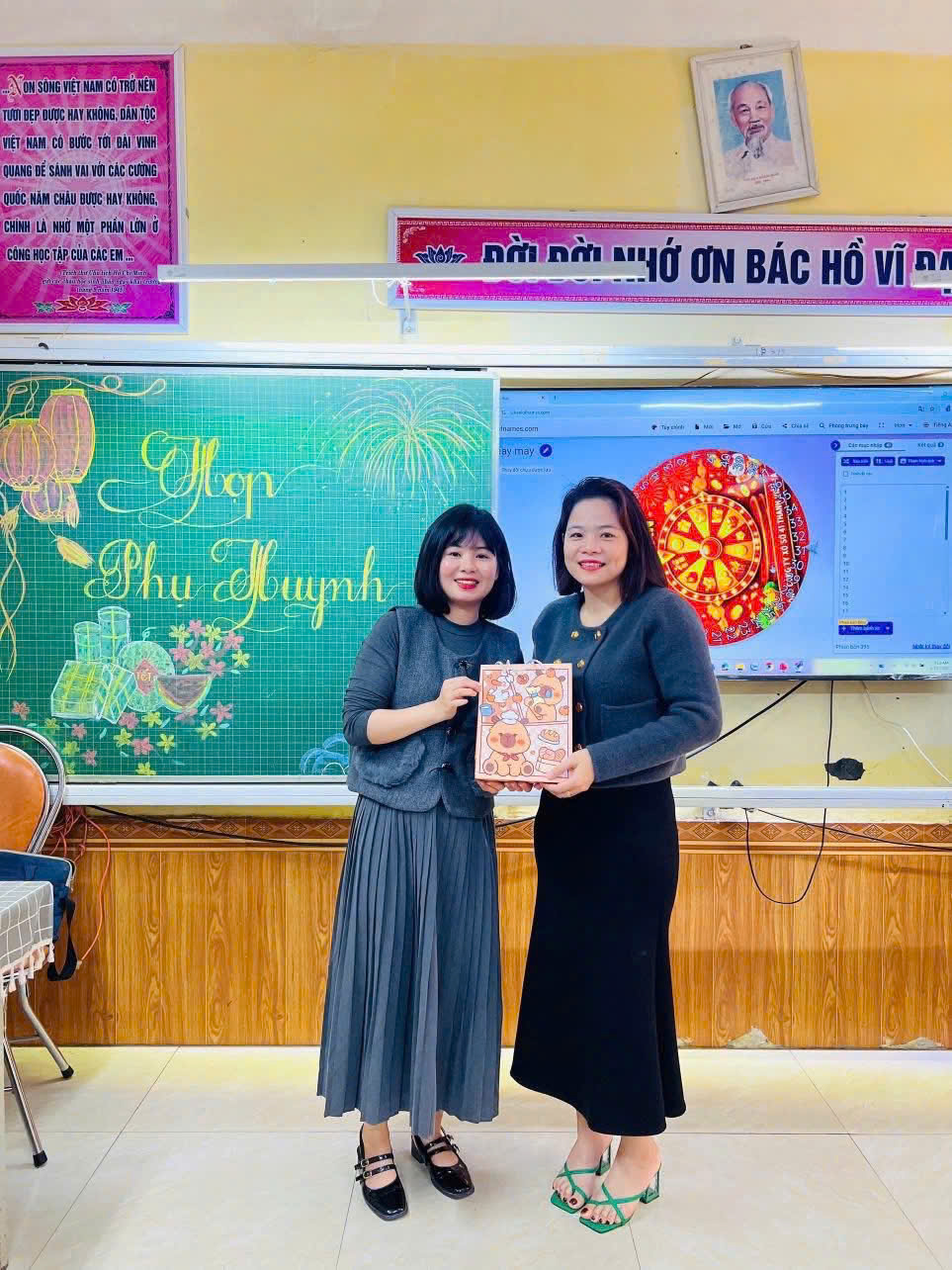 Buổi họp phụ huynh cuối học kì I