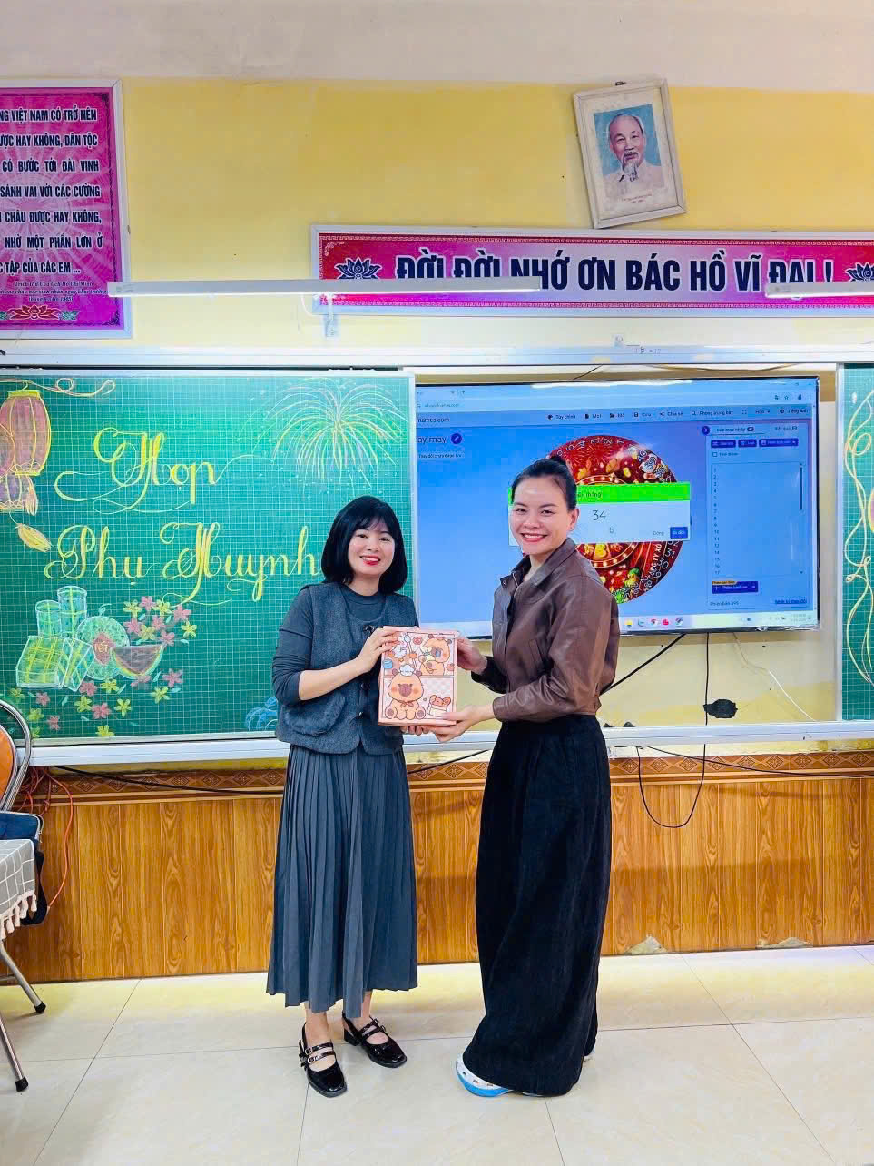 Buổi họp phụ huynh cuối học kì I