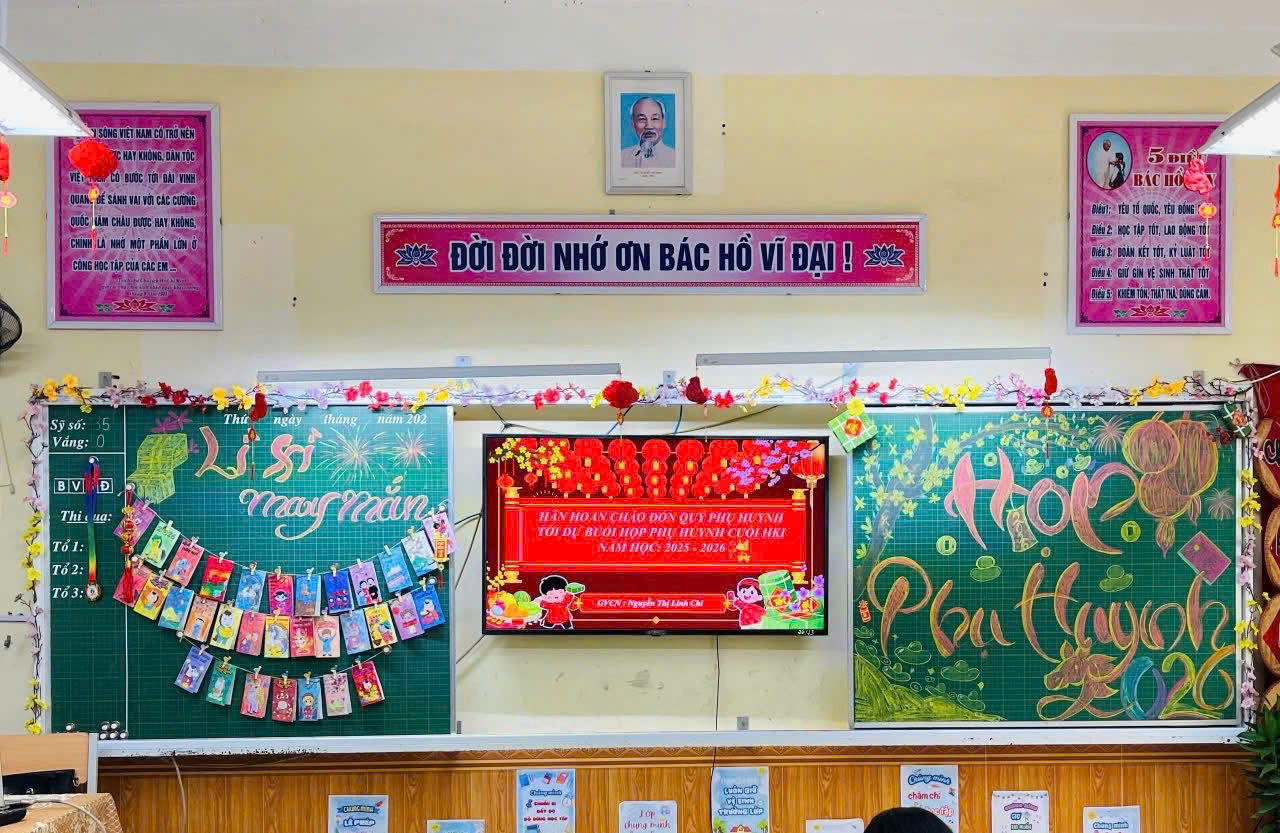 Buổi họp phụ huynh cuối học kì I