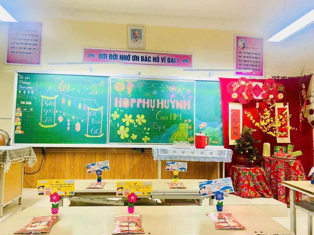 Buổi họp phụ huynh cuối học kì I