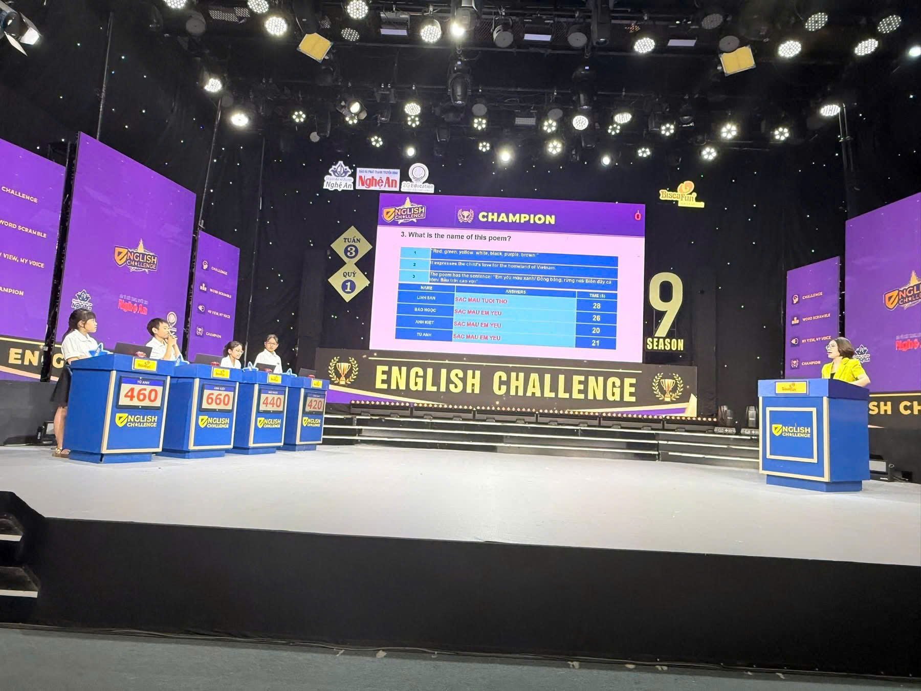 VINH DANH HỌC SINH XUẤT SẮC – TỎA SÁNG TẠI ENGLISH CHALLENGE