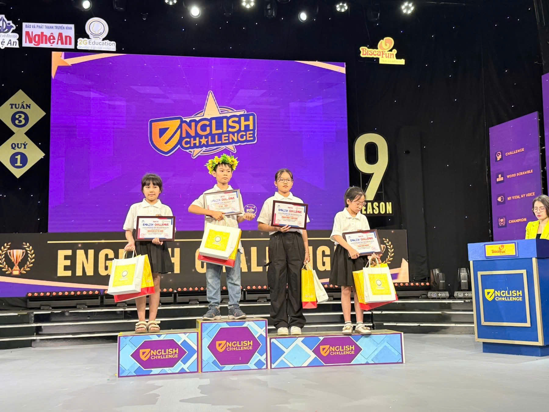 VINH DANH HỌC SINH XUẤT SẮC – TỎA SÁNG TẠI ENGLISH CHALLENGE