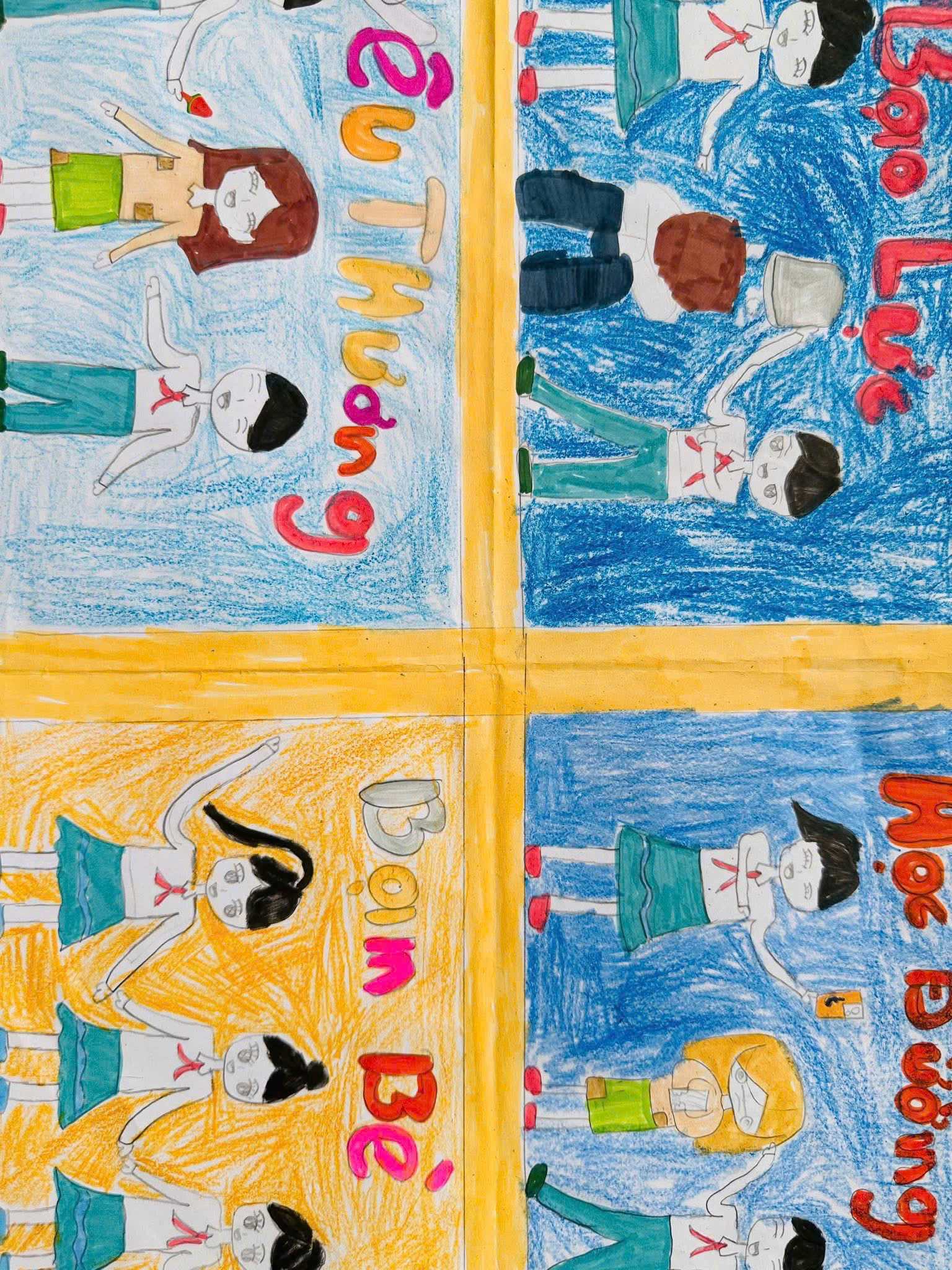 Những nét vẽ hồn nhiên – Thông điệp ý nghĩa