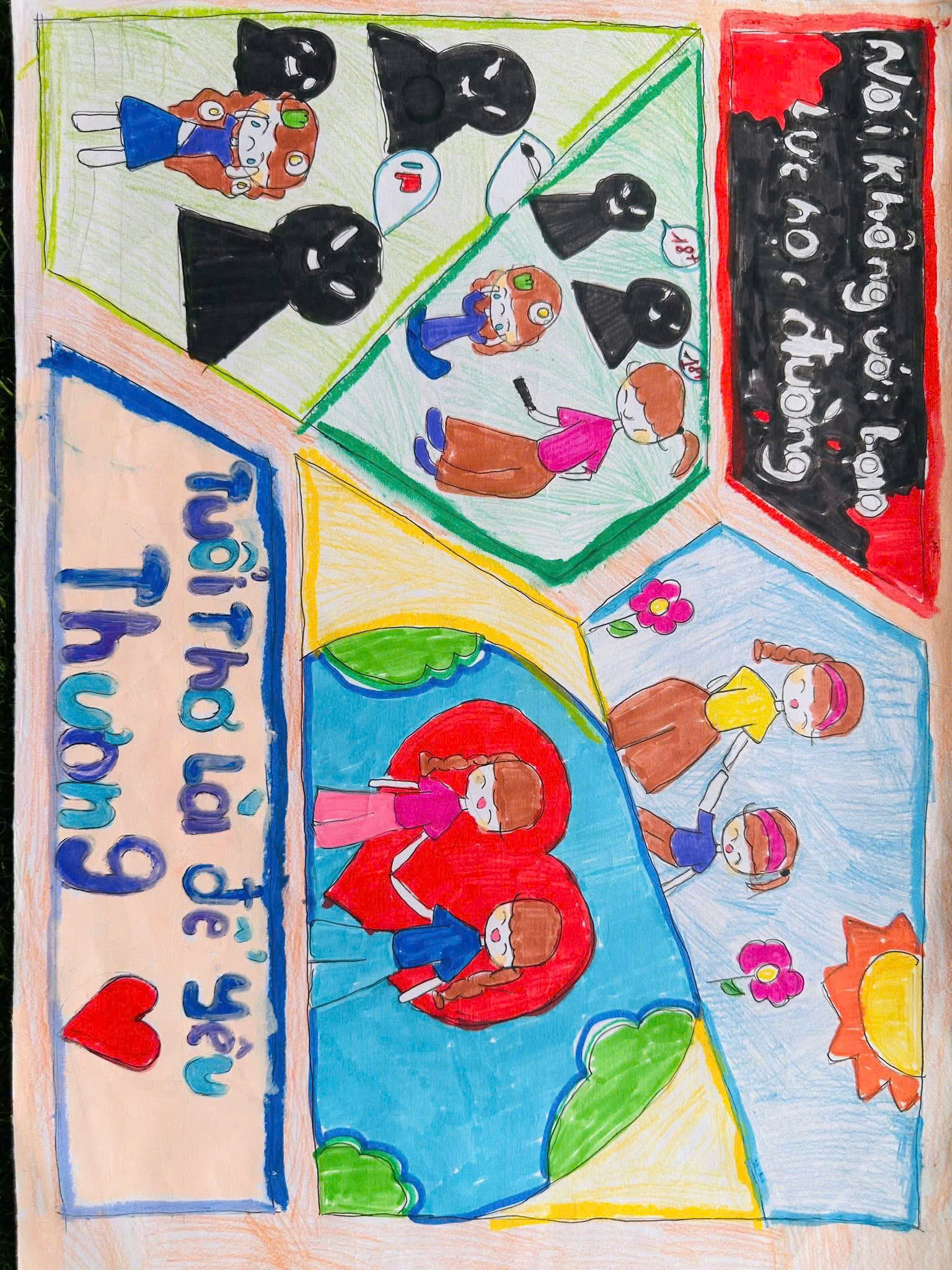 Những nét vẽ hồn nhiên – Thông điệp ý nghĩa