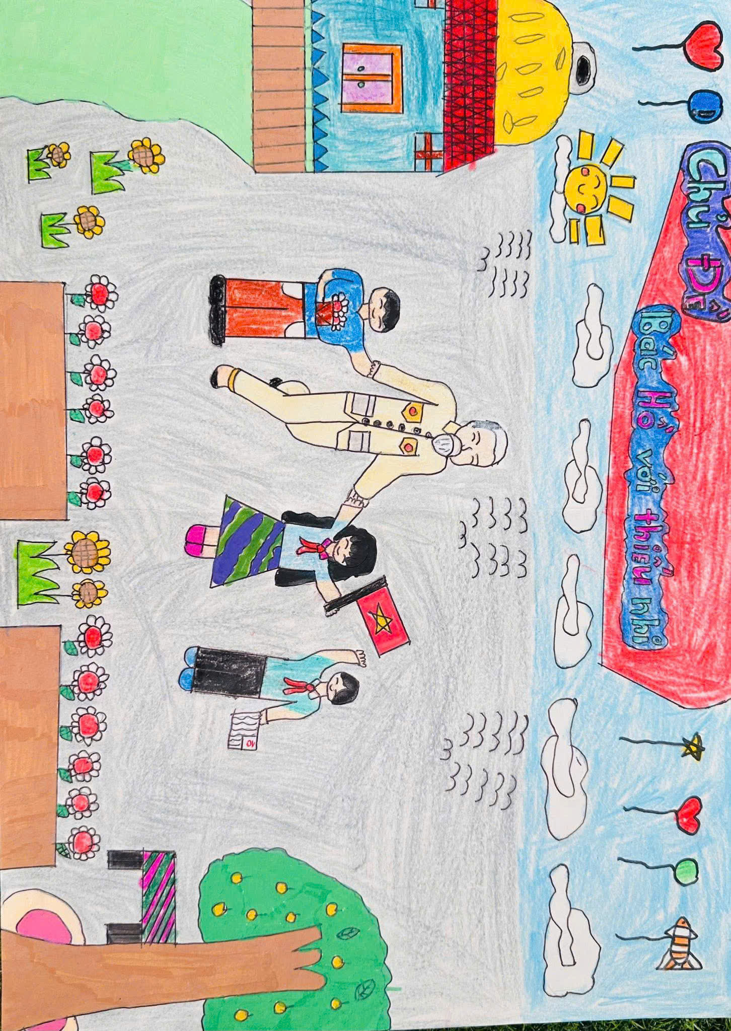 Những nét vẽ hồn nhiên – Thông điệp ý nghĩa