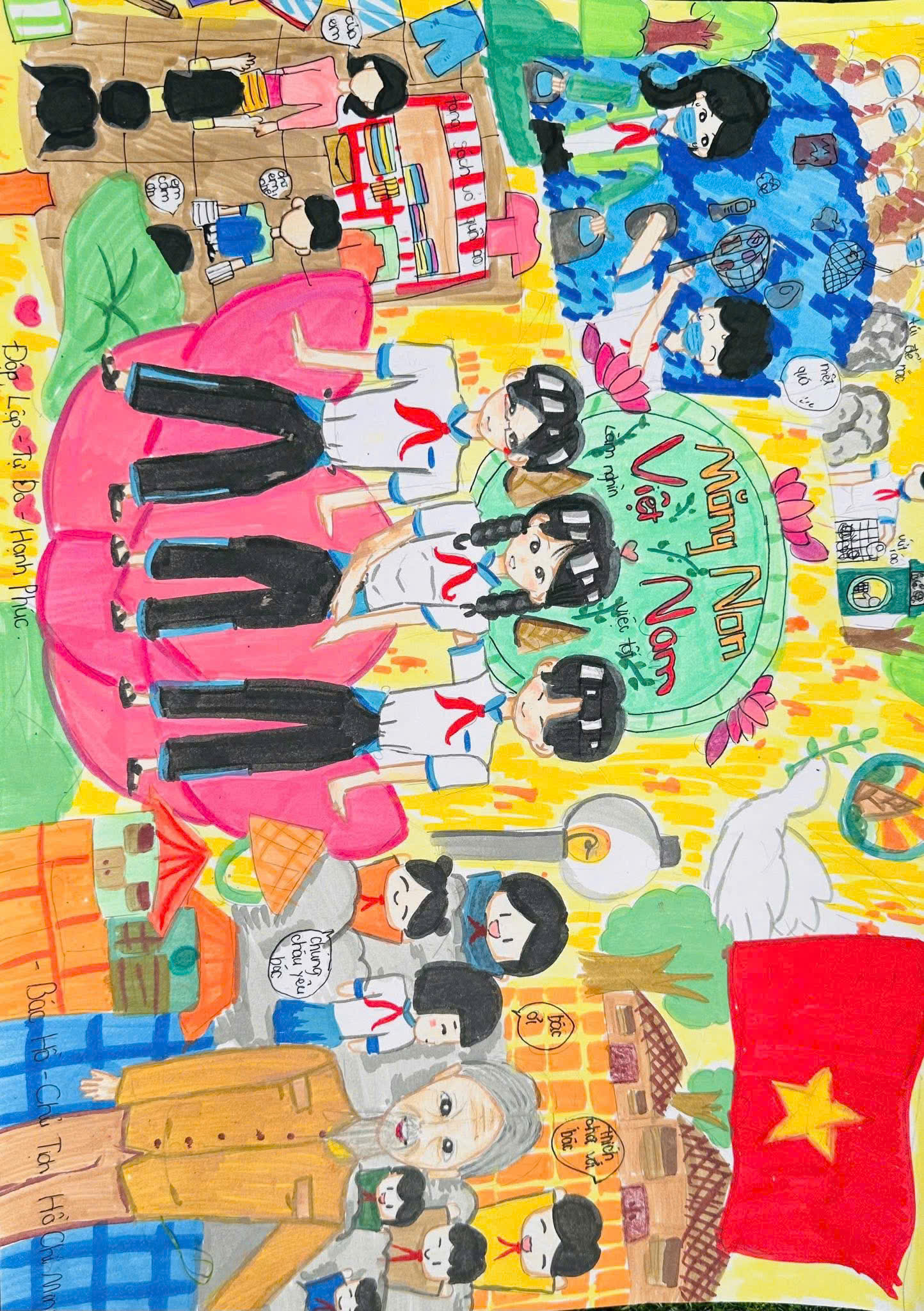 Những nét vẽ hồn nhiên – Thông điệp ý nghĩa