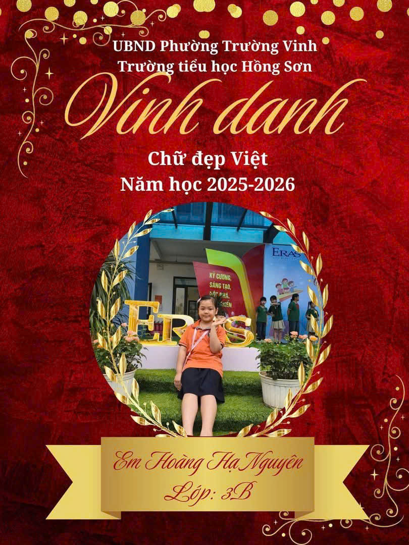 THÀNH TÍCH NỔI BẬT TRONG THÁNG 3 VÀ THÁNG 4 CỦA THẦY VÀ TRÒ TRƯỜNG TIỂU HỌC HỒNG SƠN