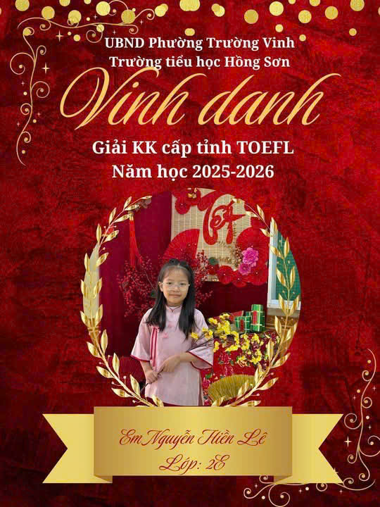 THÀNH TÍCH NỔI BẬT TRONG THÁNG 3 VÀ THÁNG 4 CỦA THẦY VÀ TRÒ TRƯỜNG TIỂU HỌC HỒNG SƠN